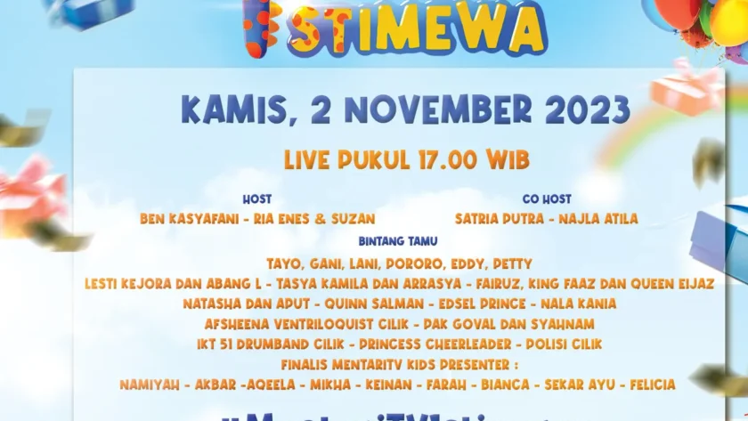 Mentari TV Makin Bersinar di Tahun Kedua, Masuk 5 Besar Stasiun TV Nasional